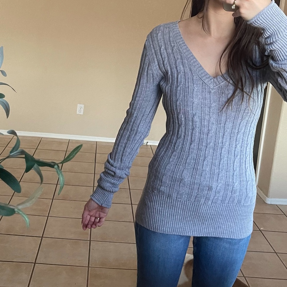 Zenana Outfitters Gray Sweater